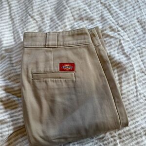 Dickies Women's Tan Boot Cut Pants